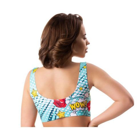 Comics Like Crop Top - Comfortable Fit S to XL Large Bras