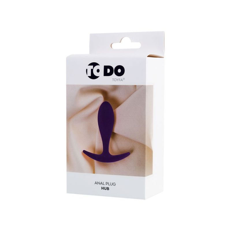 ToDo Hub Anal Plug (Violet) – Petite Silicone Anal Plug 7.2cm Secondary image