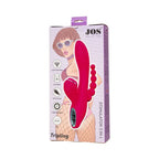 JOS Tripling Triple Stimulator – Waterproof Silicone Vibrator with Anal Beads and USB Rechargeable > Vibrators > Ladies > Rabbit Multi