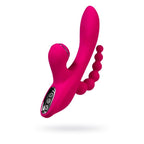 JOS Tripling Triple Stimulator – Waterproof Silicone Vibrator with Anal Beads and USB Rechargeable > Vibrators > Ladies > Rabbit Multi