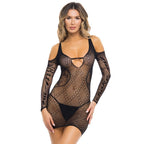 Between the Lines Dress Black One Size > Clothes > Dresses and Chemises