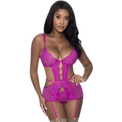 Cutout Dress and G-String Set in S/M and L/XL Sizes