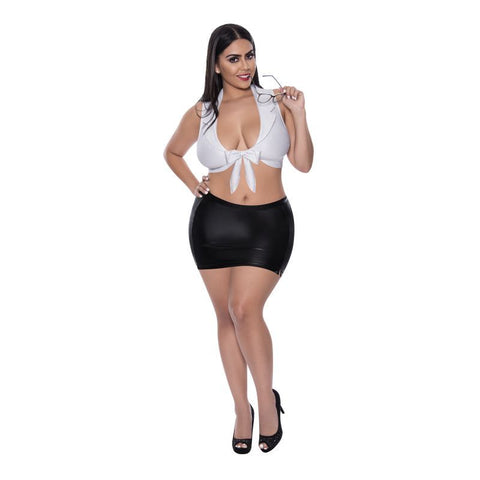 Magic Silk Sexy CEO Costume – Elegant Halter Top Lingerie > Clothes > Costumes > Womens