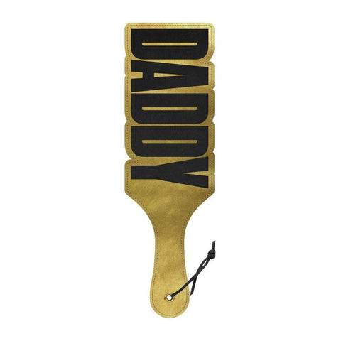 Paddle Daddy Elegant Playful Spanking Paddle with Shimmering Gold Cut-Out Default Title Whips & Paddles