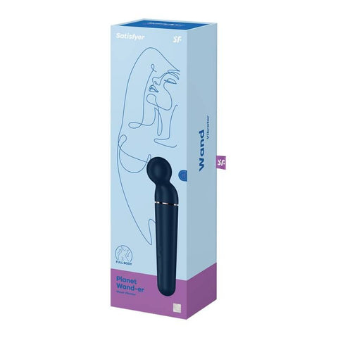 Satisfyer Planet Wand-er Black Full Body Massager 6in Electric Massager