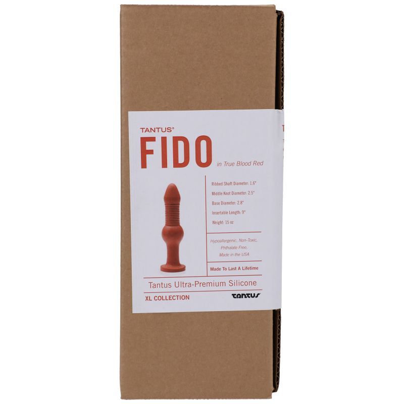 Fido Anal Ruby Premium Anal Toy with Ribbed Shaft and Unique Knot Butt Plugs