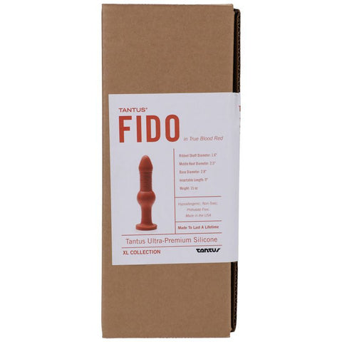 Fido Anal Ruby Premium Anal Toy with Ribbed Shaft and Unique Knot Butt Plugs