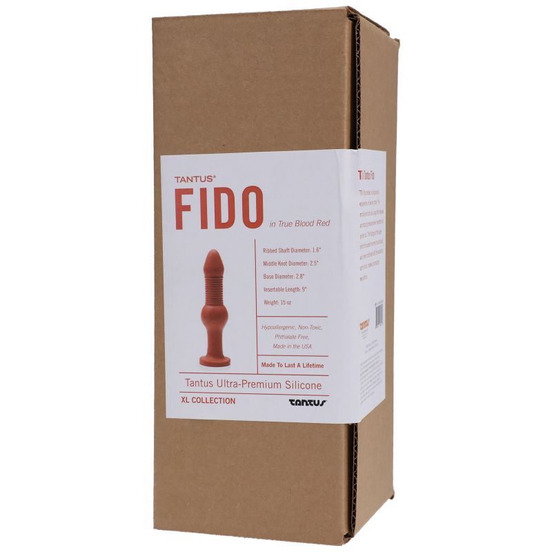 Fido Anal Ruby Premium Anal Toy with Ribbed Shaft and Unique Knot Butt Plugs