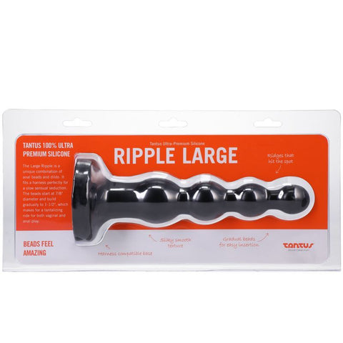 Ripple Large Onyx Anal Beads and Dildo for Pleasure and Intimacy > Anal Range > Anal Beads