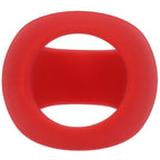 Stirrup Silicone Cock Ring in Crimson > Cock Ring > Sling
