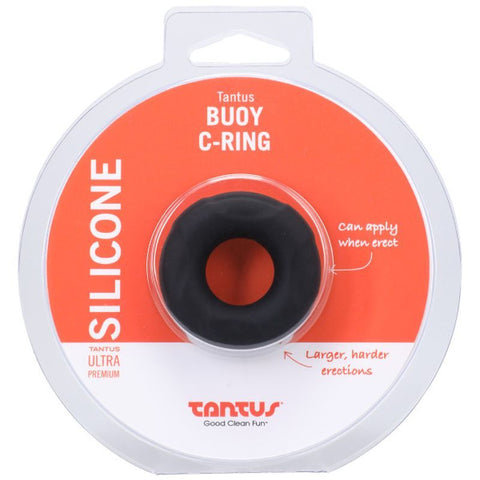 Buoy C-Ring Small Onyx 1.8cm for Enhanced Erection Control COCK RINGS