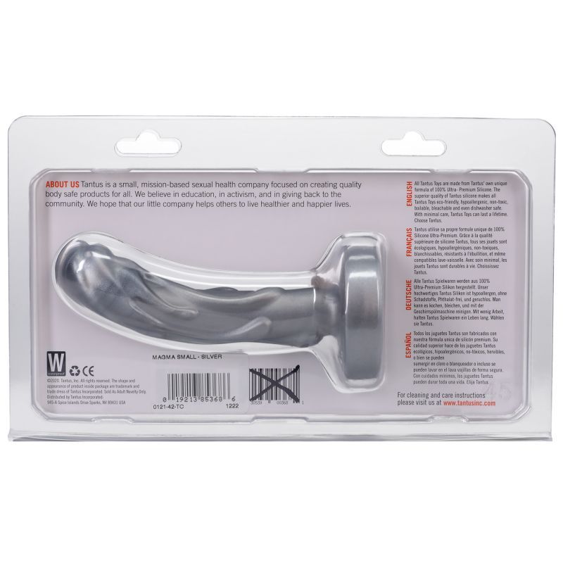Mini Magma Dildo Silver Harness Compatible Ultra Premium Silicone > Dildos > Strap On Dildos