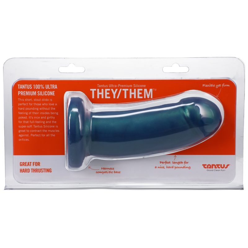 They Them Dildo – Harness Compatible Ultra-Premium Soft Silicone Dildo Secondary image