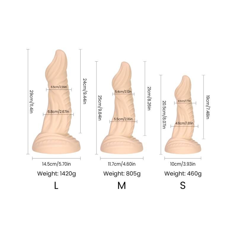 Sphinx Liquid Silicone 8" Dildo > Dildos > Realistic Dildos