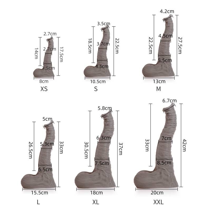 Dexter Liquid Silicone Dildo 27.5cm – Medium Size Silicone Dildo 10.5 Inch > Dildos > Fantasy