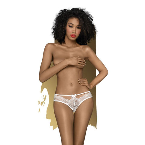 Adore Me Panties White Small - Elegant Lace Design White Large Extra Large Lingerie & Sexy Apparel