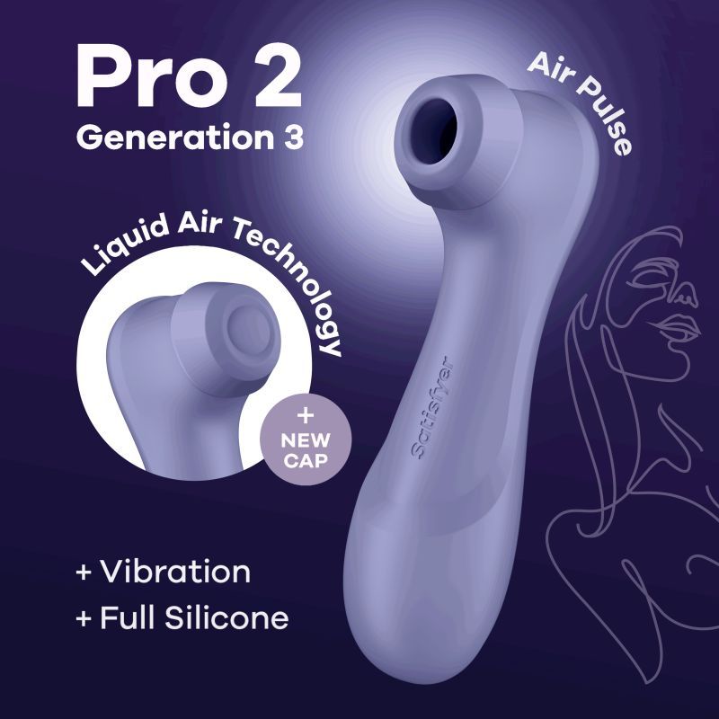 Satisfyer Pro 2 Gen 3 – Silicone Clitoral Stimulator with Air Pulse Technology > Sex Toys For Ladies > Air Pulsation
