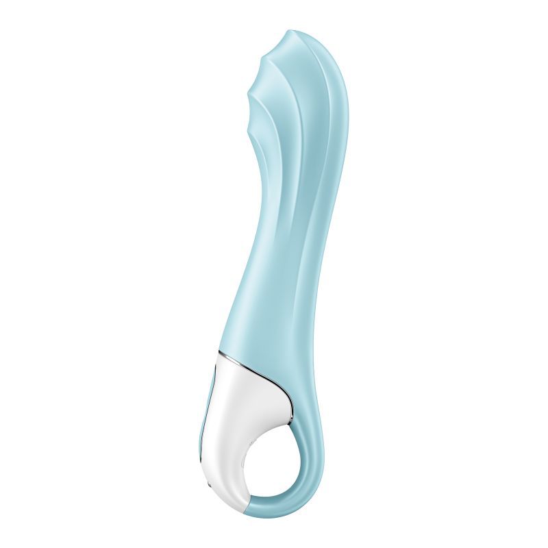 Satisfyer Air Pump Vibrator 5 Plus – Inflatable Shaft 15mm Vibrator Blue > Sex Toys For Ladies > G-Spot Vibrators
