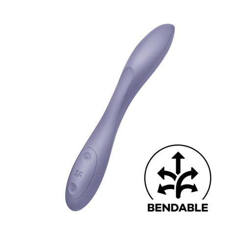 Satisfyer G-Spot Flex 2 Dark Violet Vibrator 8.5 Inches VIBRATORS