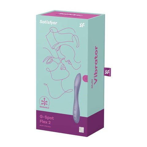 Satisfyer G-Spot Flex 2 Dark Violet Vibrator 8.5 Inches VIBRATORS