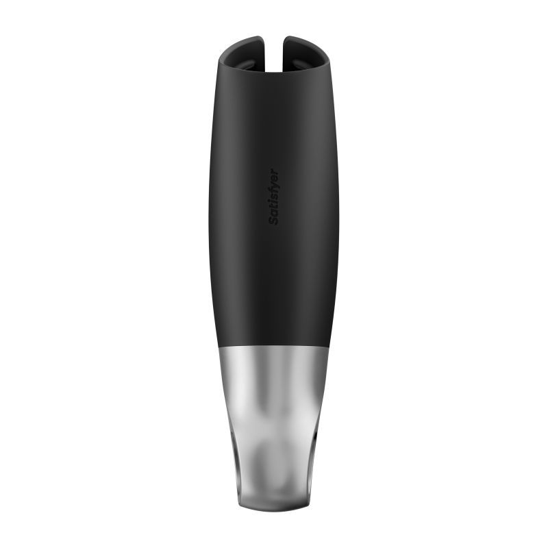 Satisfyer Power Masturbator Black Silver > Sex Toys For Men > Masturbators > Vibrating