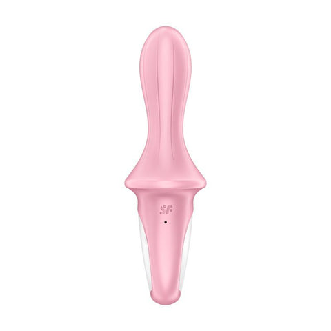 Satisfyer Air Pump Booty 5+ Red Inflatable Anal Vibrator Butt Plugs