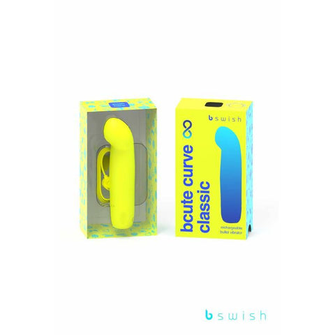 Bcute Curve Infinite Classic Citrus Yellow Waterproof Vibrator > Sex Toys For Ladies > G-Spot Vibrators
