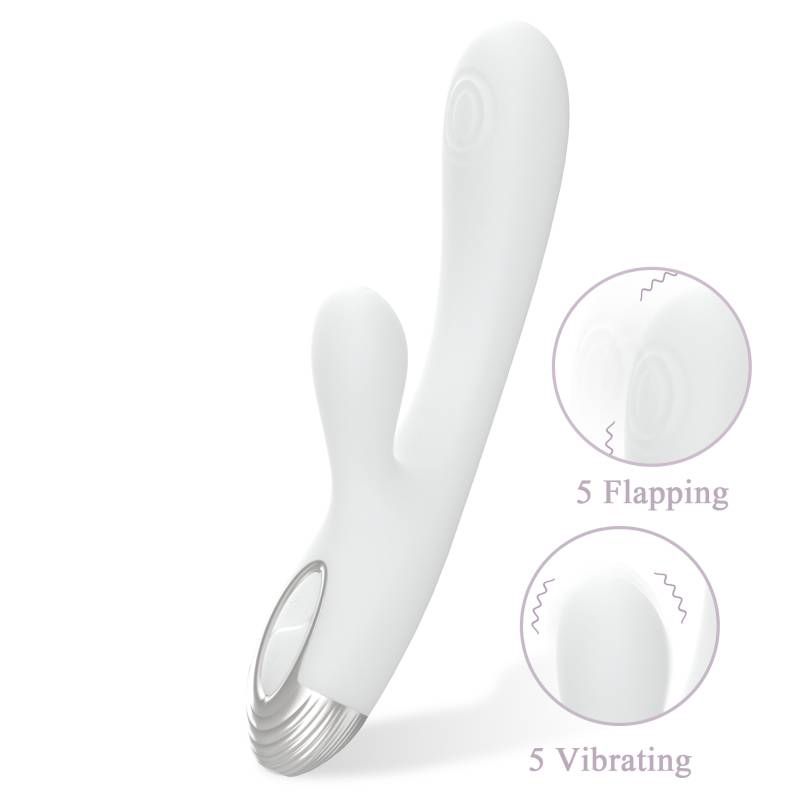 Pada Rabbit and G-Spot Pulsing Vibrator White