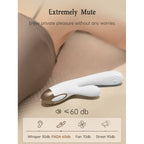 Pada Rabbit and G-Spot Pulsing Vibrator White 21.6cm > Sex Toys For Ladies > G-Spot Vibrators