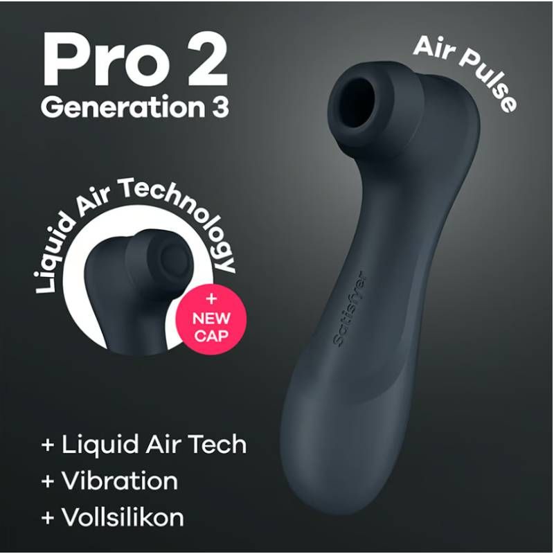 Satisfyer Pro 2 Gen 3 Waterproof Clitoral Stimulator with Air Pulse Technology > Sex Toys For Ladies > Air Pulsation