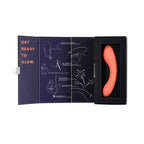 The Mini Swan Wand Glow Orange 12cm Waterproof Silicone > Sex Toys For Ladies > G-Spot Vibrators