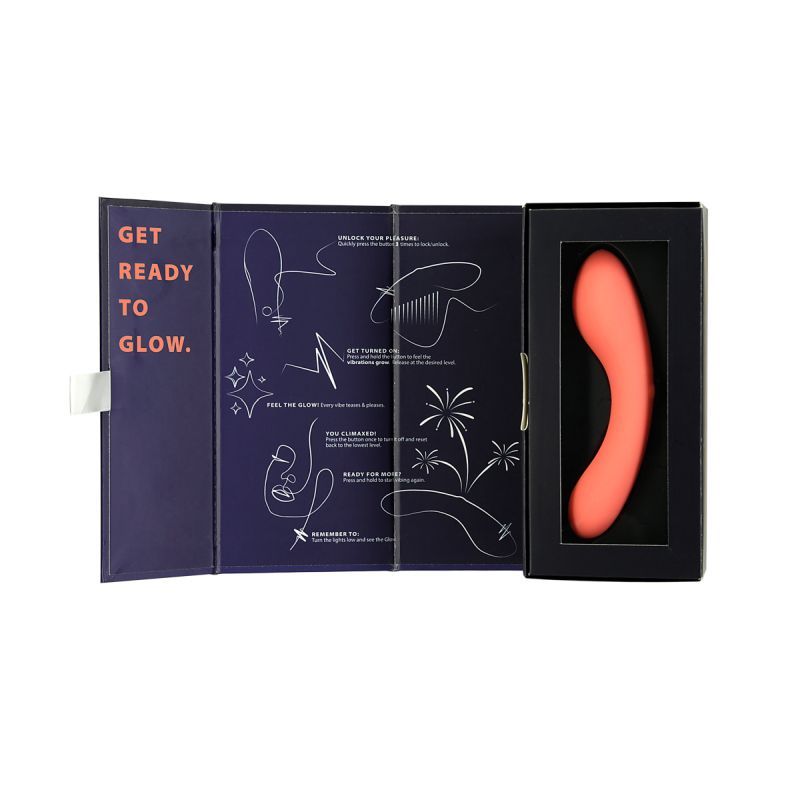 The Mini Swan Wand Glow Orange 12cm Waterproof Silicone > Sex Toys For Ladies > G-Spot Vibrators