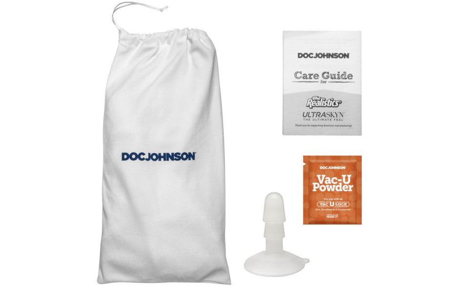 Codey Steele 8in Ultraskyn Cock w Removable Vac-U-Lock Suction Cup Vanilla