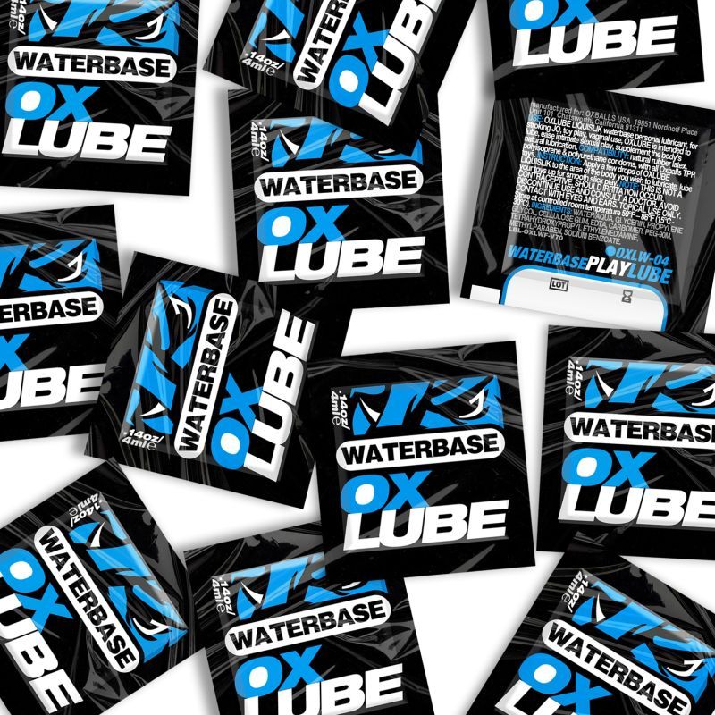 LIQUISLIK Waterbased OXLube – 130ml, 250ml & 50 Pack Sachets 50 x 4ml Sachets > Lube > Water Based