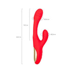 JOS Patti Moving Tongue Rabbit Vibrator in Red > Vibrators > Ladies > Rabbit