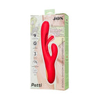 JOS Patti Moving Tongue Rabbit Vibrator in Red > Vibrators > Ladies > Rabbit