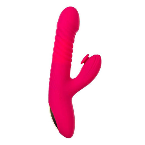 JOS Seri Thrusting Vibrator with Clitoral Stimulator Pad 12.5cm VIBRATORS-RABBIT