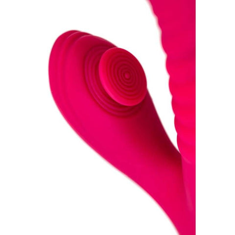JOS Seri Thrusting Vibrator with Clitoral Stimulator Pad 12.5cm VIBRATORS-RABBIT