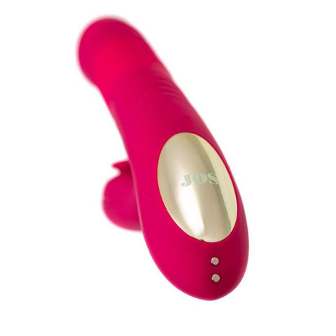 JOS Seri Thrusting Vibrator with Clitoral Stimulator Pad 12.5cm VIBRATORS-RABBIT