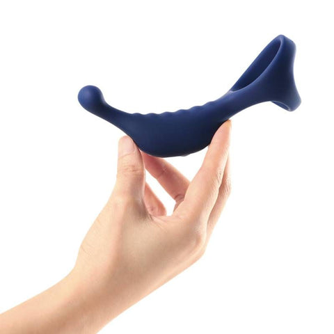 Underquaker Vibrating Anal Probe with Cockring and Remote Control Butt Plugs - Vibrating