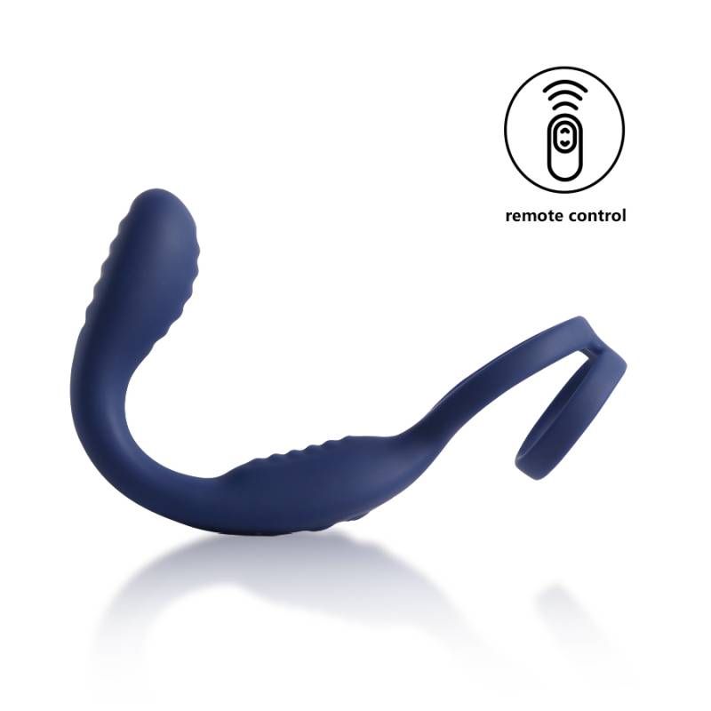 VibraDuo Remote-Controlled Prostate Massager with Cockring Secondary image