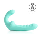 VibraTwin Come Hither Strapless Strap On With Remote > Dildos > Strapless Strap Ons