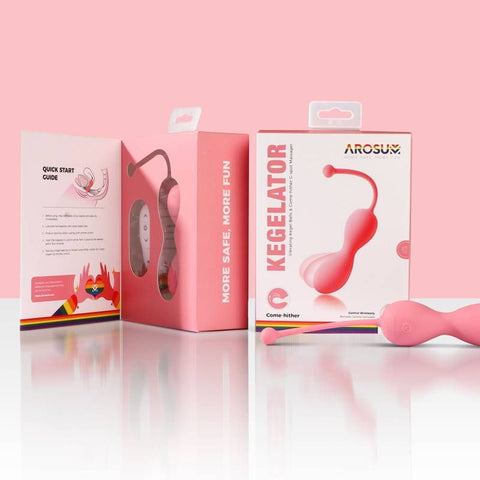 Kegelator Duo Vaginal Balls Come Hither Stimulator with Remote Control STIMULATORS