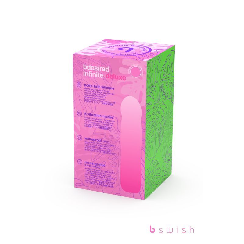 Bdesired Infinite Deluxe Flamingo Pink 7 Inch > Sex Toys For Ladies > G-Spot Vibrators