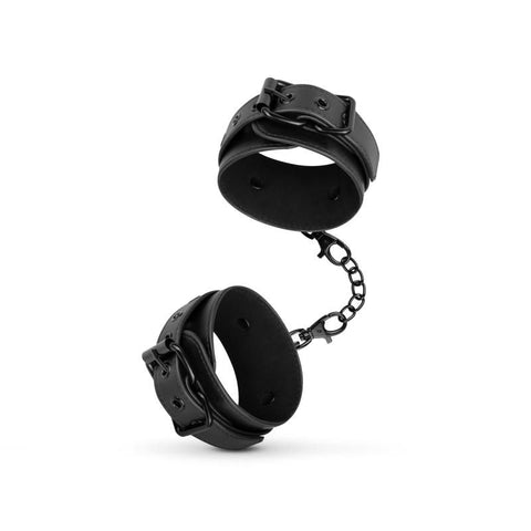 Faux Leather Ankle Cuffs Black for Adult Play and Fashion > Bondage Gear > Restraints