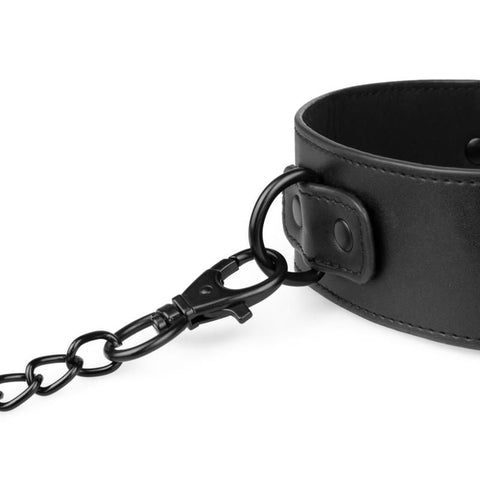 Total Restraint Complete Set in Black for BDSM Play > Bondage Gear > Collars