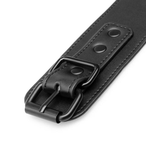 Kinky Bondage Set 5 Piece in Black Faux Leather > Bondage Gear > Bondage Kits