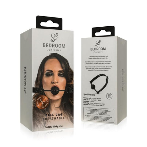 Breathable Silicone Ball Gag for Beginners in Black Gags