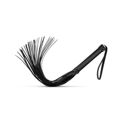 Faux Leather Flogger Black