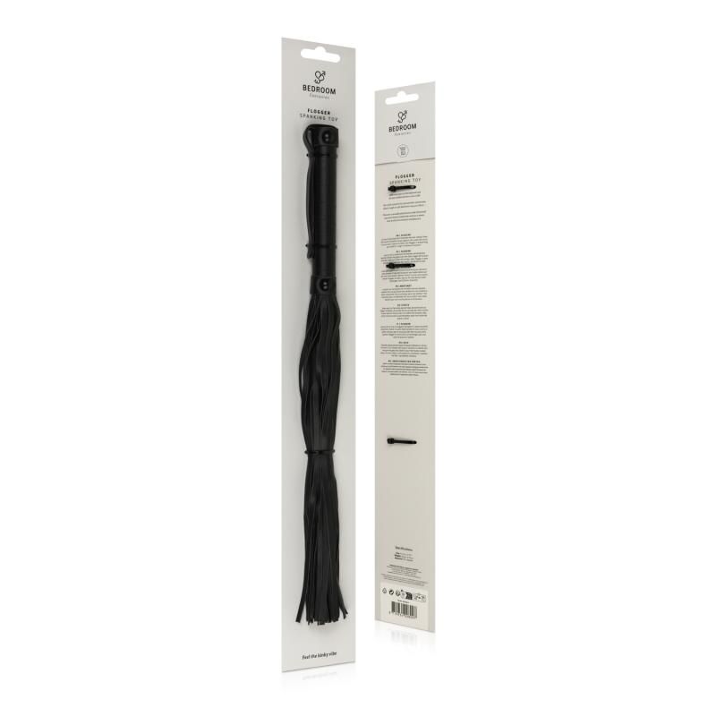Bedroom Faux Leather Flogger – Densely Packed Tails with Solid Handle BDSM Impact Play Tool > Bondage Gear > Whips & Floggers